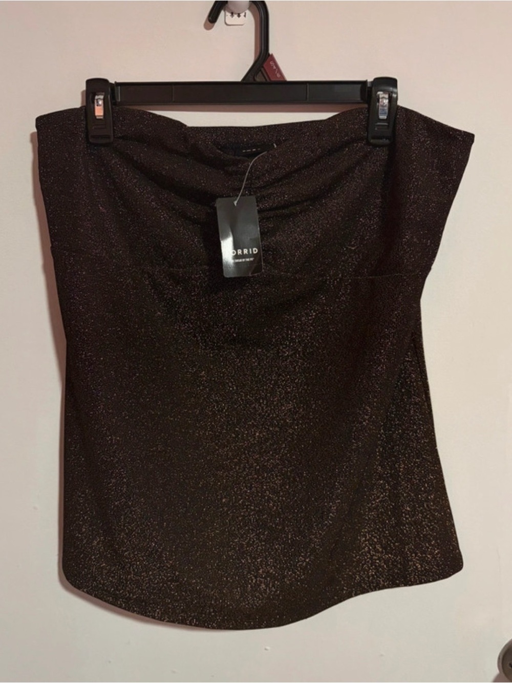 NWT Torrid Sparkle Cinch Tube Top